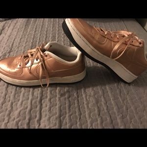 Rose Gold Nike Air Force